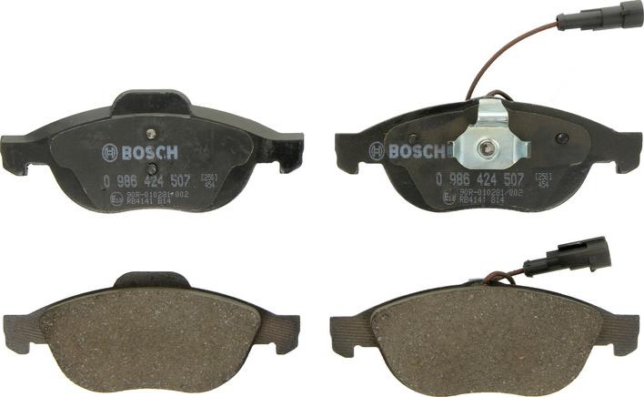 BOSCH 0 986 424 507 - Juego de pastillas de freno www.avaruosad.ee