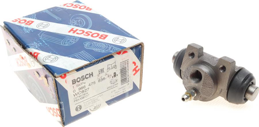 BOSCH 0 986 475 836 - Wheel Brake Cylinder www.avaruosad.ee