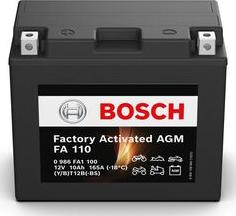 BOSCH 0 986 FA1 100 - Стартерная аккумуляторная батарея, АКБ www.avaruosad.ee