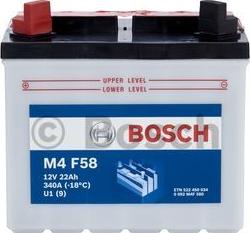 BOSCH 0 092 M4F 580 - Стартерная аккумуляторная батарея, АКБ www.avaruosad.ee