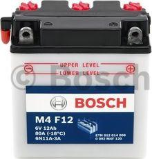 BOSCH 0 092 M4F 120 - Startera akumulatoru baterija www.avaruosad.ee