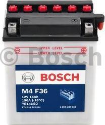 BOSCH 0 092 M4F 360 - Стартерная аккумуляторная батарея, АКБ www.avaruosad.ee