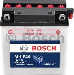 BOSCH 0 092 M4F 260 - Startera akumulatoru baterija www.avaruosad.ee