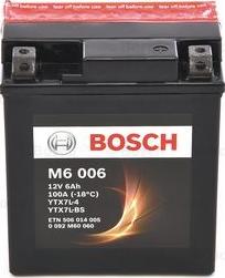 BOSCH 0 092 M60 060 - Стартерная аккумуляторная батарея, АКБ www.avaruosad.ee