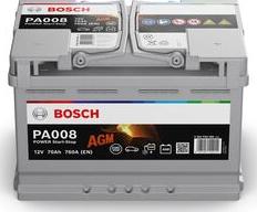 BOSCH 0 092 PA0 080 - Стартерная аккумуляторная батарея, АКБ www.avaruosad.ee