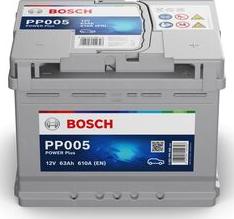 BOSCH 0 092 PP0 050 - Стартерная аккумуляторная батарея, АКБ www.avaruosad.ee