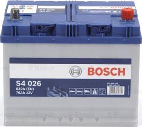 BOSCH 0 092 S40 260 - Стартерная аккумуляторная батарея, АКБ www.avaruosad.ee