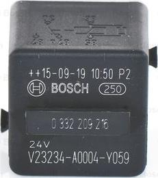 BOSCH 0 332 209 216 - Реле, звуковой сигнал www.avaruosad.ee