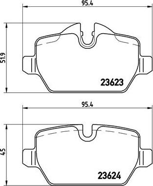 Brembo P 06 037X - Bremžu uzliku kompl., Disku bremzes www.avaruosad.ee