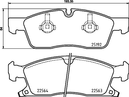 Brembo P 37 022 - Bremžu uzliku kompl., Disku bremzes www.avaruosad.ee