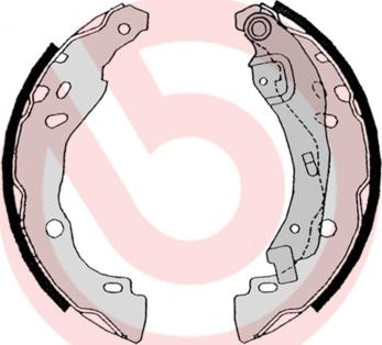 Brembo S 68 525 - Jeu de mâchoires de frein www.avaruosad.ee