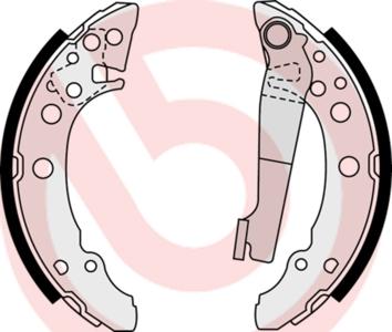 Brembo S 85 535 - Pidurikomplekt, trummelpidurid www.avaruosad.ee