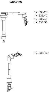 Bremi 3A00/116 - Ignition Cable Kit www.avaruosad.ee