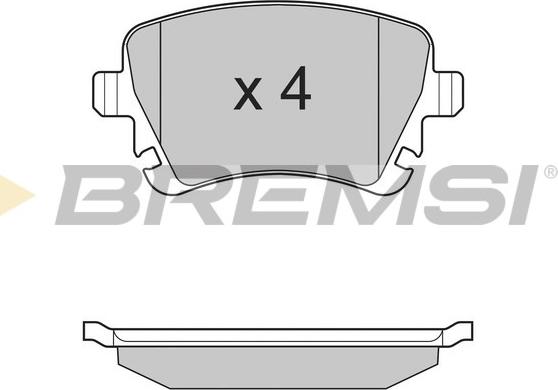 Bremsi BP3130 - Brake Pad Set, disc brake www.avaruosad.ee