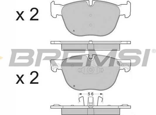 Bremsi BP3371CE - Juego de pastillas de freno www.avaruosad.ee