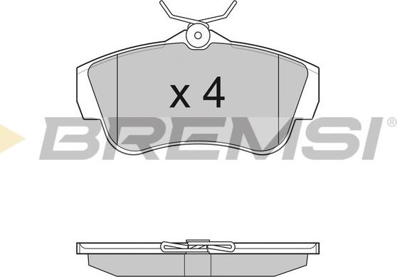 Bremsi BP3284 - Brake Pad Set, disc brake www.avaruosad.ee
