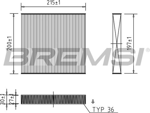 Bremsi FC0431 - Filtro, aire habitáculo www.avaruosad.ee