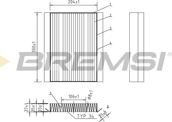 Bremsi FC0876 - Filtre, air de l'habitacle www.avaruosad.ee