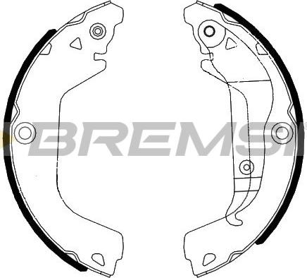 Bremsi GF4992 - Brake Set, drum brakes www.avaruosad.ee