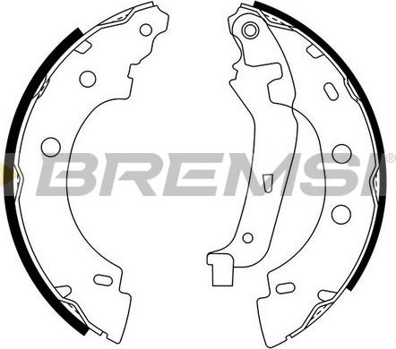 Bremsi GF0400 - Brake Set, drum brakes www.avaruosad.ee