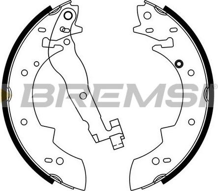 Bremsi GF0419 - Brake Set, drum brakes www.avaruosad.ee