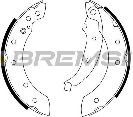 Bremsi GF0425 - Brake Set, drum brakes www.avaruosad.ee
