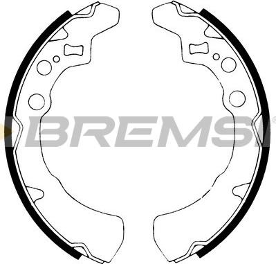 Bremsi GF0671 - Brake Set, drum brakes www.avaruosad.ee