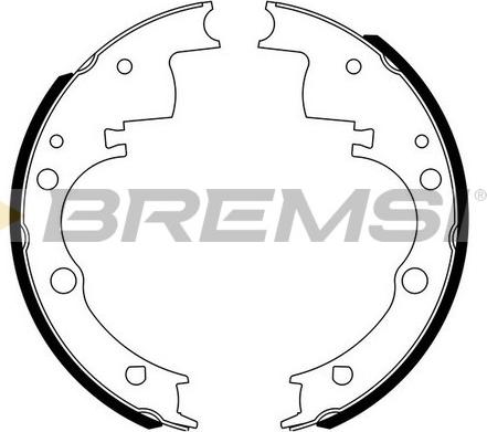 Bremsi GF0165 05/10 - Brake Set, drum brakes www.avaruosad.ee