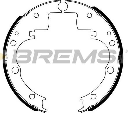 Bremsi GF0166 - Brake Set, drum brakes www.avaruosad.ee