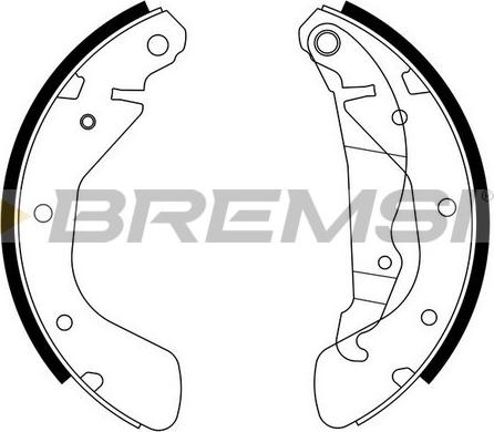 Bremsi GF0353 - Brake Set, drum brakes www.avaruosad.ee