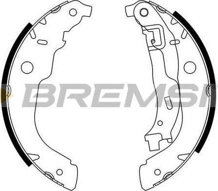 Bremsi GF0389 - Jeu de mâchoires de frein www.avaruosad.ee