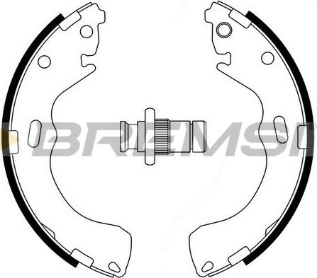 Bremsi GF0794 - Brake Set, drum brakes www.avaruosad.ee