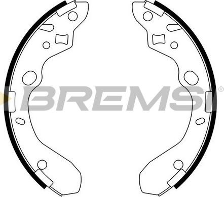 Bremsi GF0792 - Brake Set, drum brakes www.avaruosad.ee