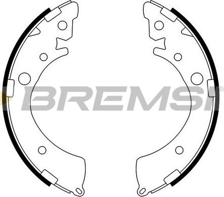 Bremsi GF0709 - Brake Set, drum brakes www.avaruosad.ee