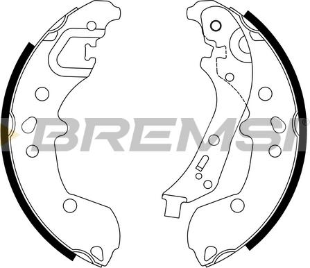 Bremsi GF1114 - Brake Set, drum brakes www.avaruosad.ee