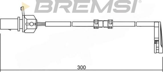 Bremsi WI0733 - Warning Contact, brake pad wear www.avaruosad.ee