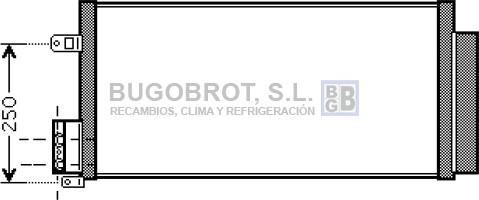 BUGOBROT 62-AL5116 - Condenser, air conditioning www.avaruosad.ee