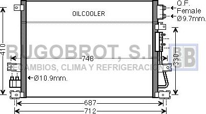 BUGOBROT 62-CR5124 - Condenser, air conditioning www.avaruosad.ee