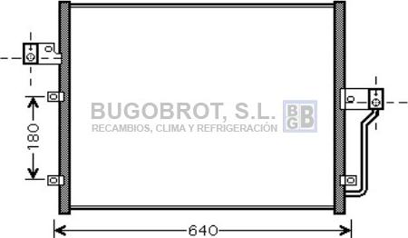 BUGOBROT 62-DW5082 - Condenser, air conditioning www.avaruosad.ee