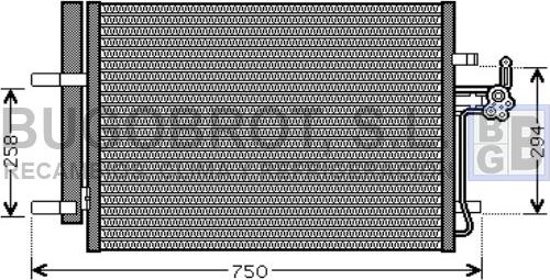 BUGOBROT 62-FD5428 - Kondensators, Gaisa kond. sistēma www.avaruosad.ee