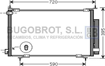BUGOBROT 62-HD5201 - Condenser, air conditioning www.avaruosad.ee