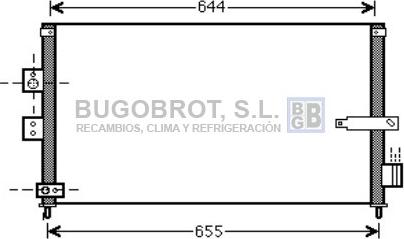 BUGOBROT 62-HD5223 - Condenser, air conditioning www.avaruosad.ee