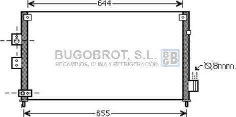 BUGOBROT 62-HD5227 - Kondensators, Gaisa kond. sistēma www.avaruosad.ee