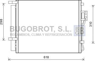 BUGOBROT 62-HY5310 - Конденсатор, кондиционер www.avaruosad.ee