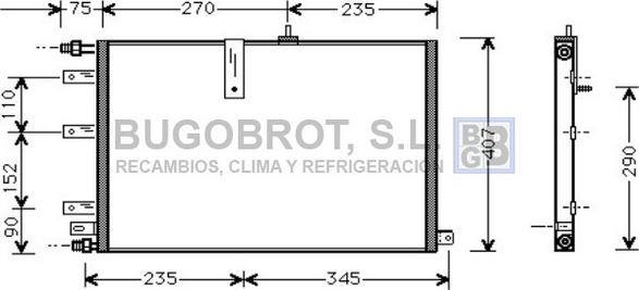 BUGOBROT 62-SB5034 - Lauhdutin, ilmastointilaite www.avaruosad.ee