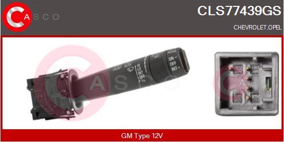 Casco CLS77439GS - Steering Column Switch www.avaruosad.ee