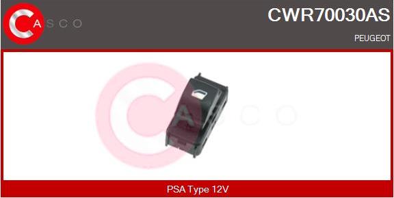 Casco CWR70030AS - Switch, window regulator www.avaruosad.ee