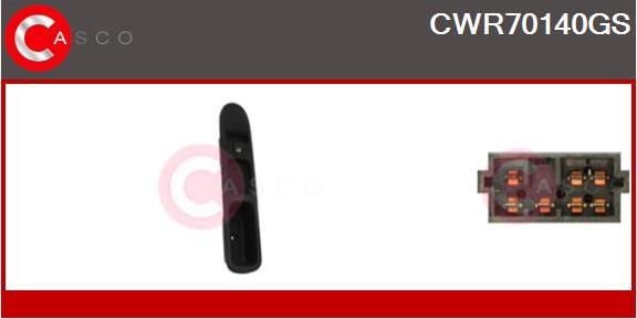 Casco CWR70140GS - Switch, window regulator www.avaruosad.ee