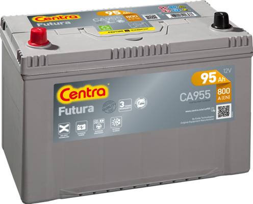 CENTRA CA955 - Стартерная аккумуляторная батарея, АКБ www.avaruosad.ee