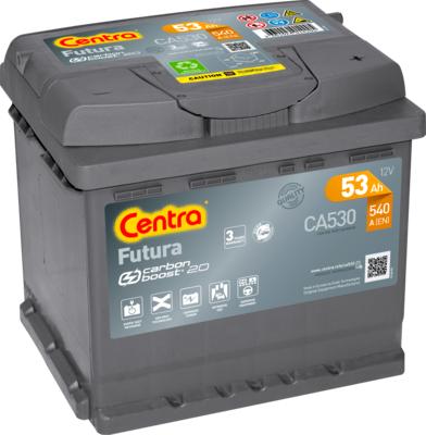 CENTRA CA530 - Стартерная аккумуляторная батарея, АКБ www.avaruosad.ee